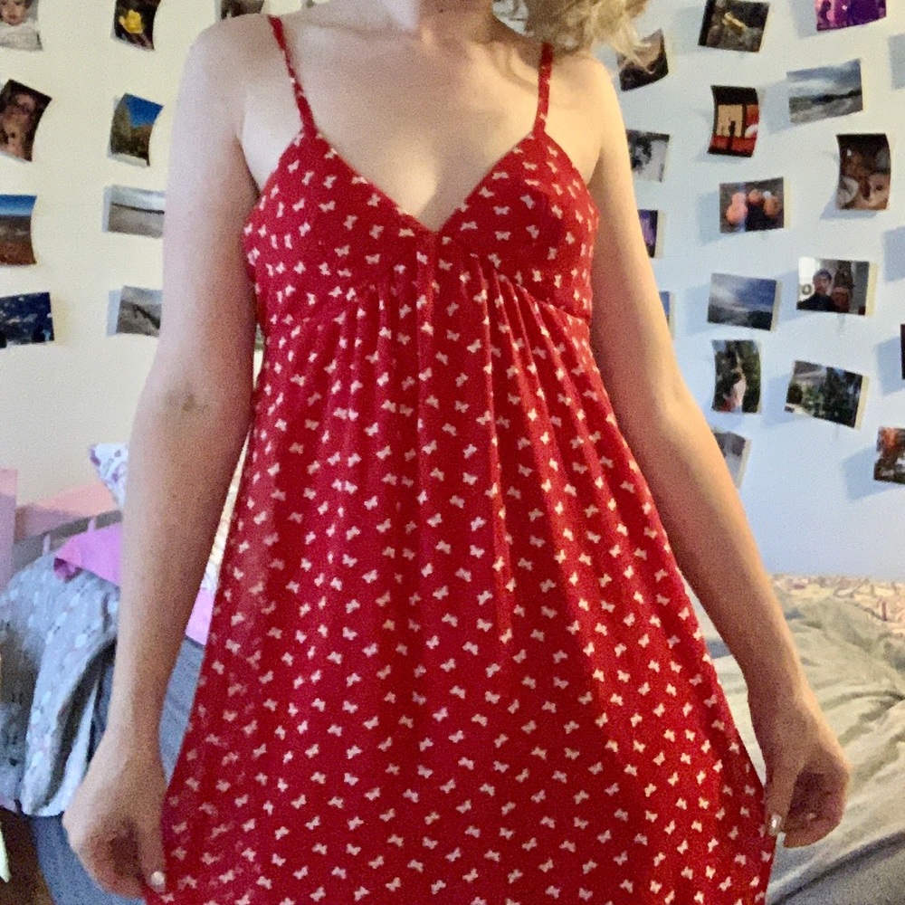 JOHNNY MARTIN HOT PINK BUTTERFLY DRESS